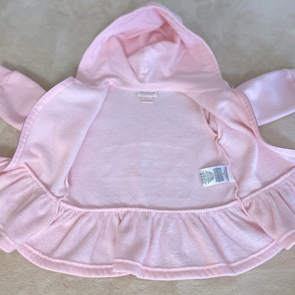 Juicy Couture Toddler Hooded Zip Logo Sweater - Size 3T - Picture 8 of 11